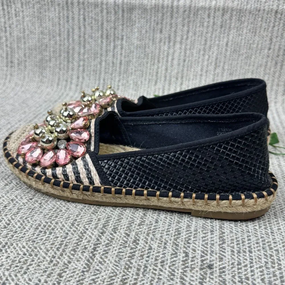 RIVER ISLAND EMBELLISHED ESPADRILLES FLAT SHOES 3/36